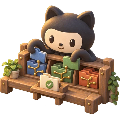 GitHub’s painted development station