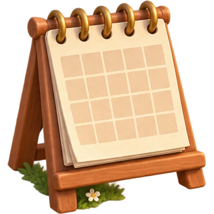 A standing calendar Applet
